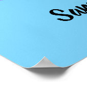 Stand-up Paddleboarding Poster (Ecke)