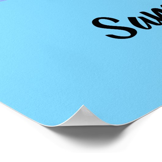 Stand-up Paddleboarding Poster (Ecke)