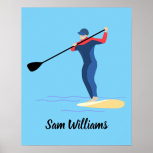 Stand-up Paddleboarding Poster