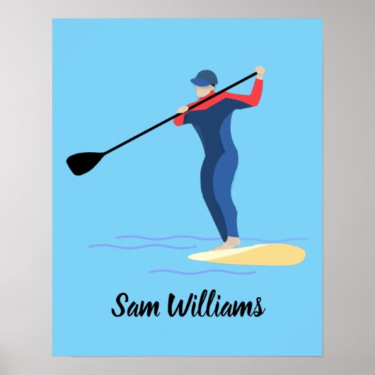 Stand-up Paddleboarding Poster (Vorne)