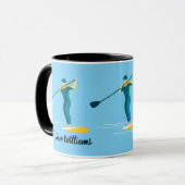 Stand-up Paddleboarding Tasse (Vorderseite Links)