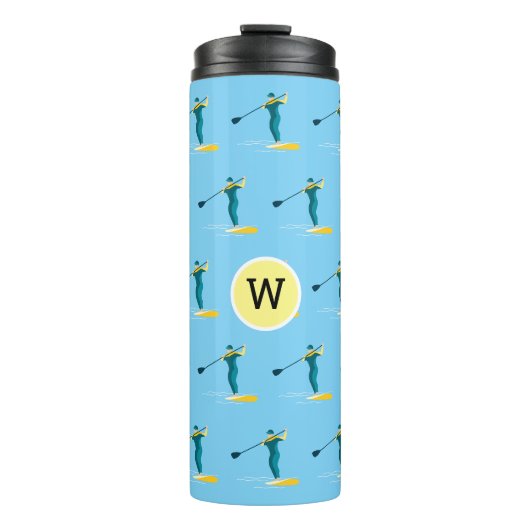 Stand Up Paddleboarding Thermosbecher (Vorderseite)