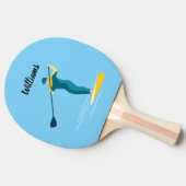 Stand-up Paddleboarding Tischtennis Schläger (Seitenansicht)
