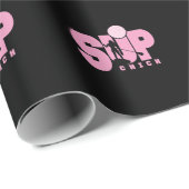 Stand up Paddling "SUP Chick" Geschenkpapier (Rolleneckpunkt)