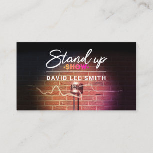 Stand-up-Show Visitenkarte