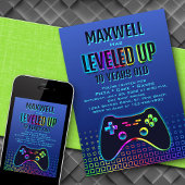 Stand-Up Video Game Controller - Geburtstag Einladung