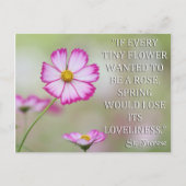 STAND VON LISIEUX, WENN JEDE TINY-BLUME GEWOLLT IS POSTKARTE (Vorderseite)