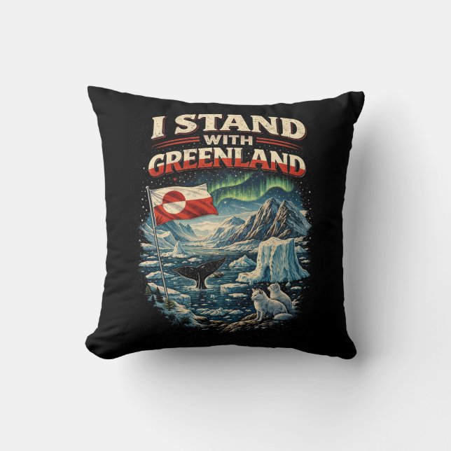 Stand with Greenland Kissen (Vorderseite)