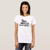 Stand with Trump: Gear Up for 2024! T-Shirt (Vorne ganz)