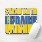 Stand-with-Ukraine Mousepad (Mit Mouse)