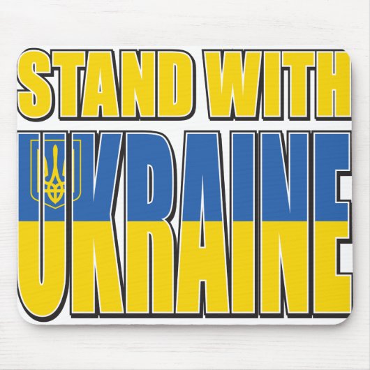 Stand-with-Ukraine Mousepad (Vorne)