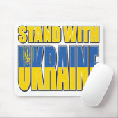 Stand-with-Ukraine Mousepad (Mit Mouse)