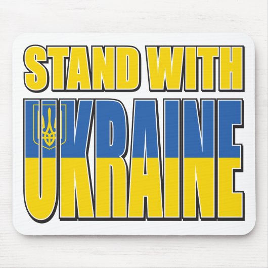 Stand-with-Ukraine Mousepad (Vorne)