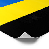 Stand with Ukraine Poster (Ecke)
