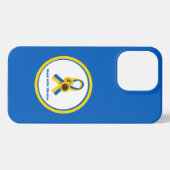 Stand With Ukraine Support Ribbon iPhone Hülle (Rückseite (Horizontal))
