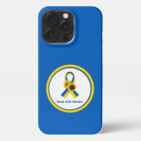 Stand With Ukraine Support Ribbon