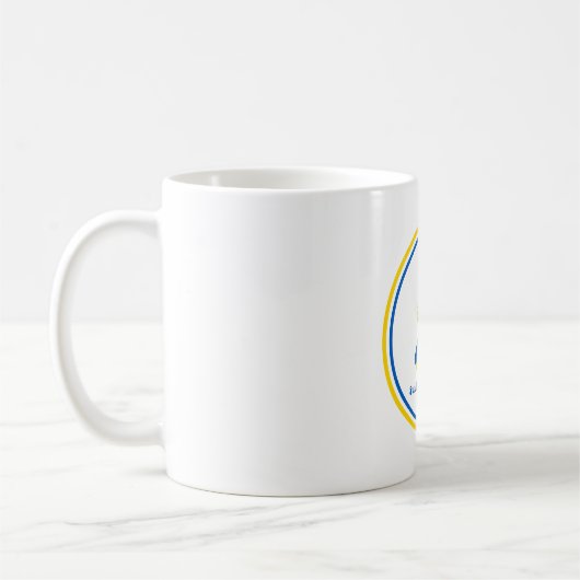 Stand With Ukraine Support Ribbon Kaffeetasse (Links)
