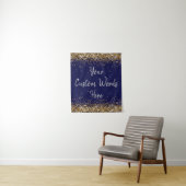 Stand zum Birthday Party Foto der Custom Navy Wandteppich (Beispiel)