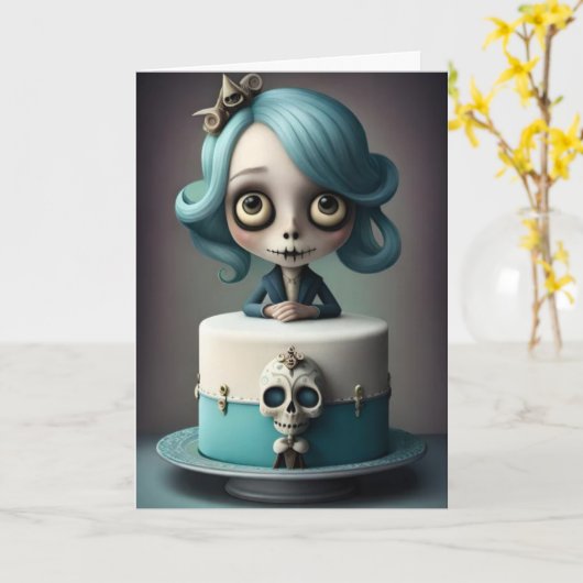 Standard, 12,7 cm x 17,8 cm Faltkarte Karte (Gelbe Blume)