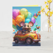 Standard, 12,7 cm x 17,8 cm Faltkarte Karte (Gelbe Blume)