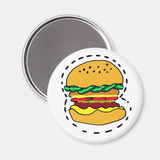 Standard, 2¼ Inch Circle Magnet (Vorderseite/Rückseite)