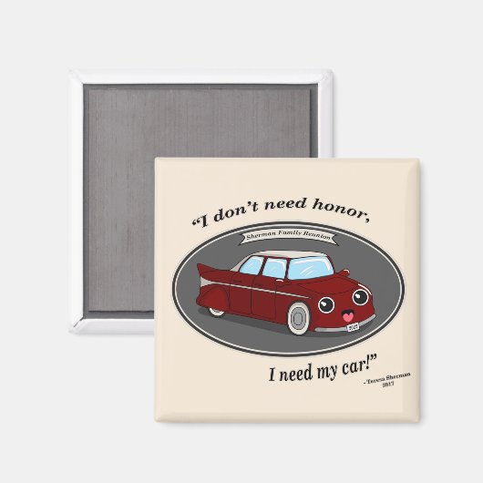 Standard, 2¼ Zoll Circle Magnet (Vorderseite/Rückseite)