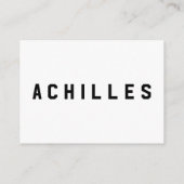 Standard, 3,5" x 2,0" Business Card Flyer Foto Pr Visitenkarte (Rückseite)