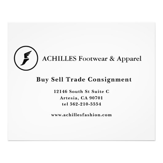 Standard, 3,5" x 2,0" Business Card Flyer Fotodruck (Vorne)