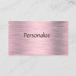 Standard 3.5" x 2.0" Business Card Stainless Metal Visitenkarte
