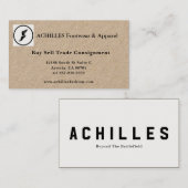 Standard, 3.5" x 2.0" Business Card Telefonnummerkarte (Vorne/Hinten)