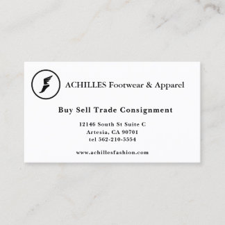 Standard, 3.5" x 2.0" Business Card Telefonnummerkarte