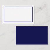 Standard, 3,5" x 2,0" Platzkarte (Vorne/Hinten)