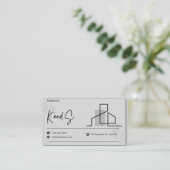 Standard, 3,5" x 2,0" Visitenkarte (Stehend Vorderseite)