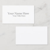 Standard, 3,5" x 2,0" Visitenkarte (Vorne/Hinten)