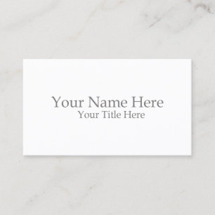 Standard, 3,5" x 2,0" Visitenkarte