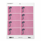 Standard, 3,5" x 2,0" Visitenkarten-Label (Vorne)