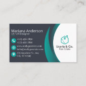 Standard, 3,5 Zoll x 2,0" Visitenkarte (Vorderseite)