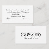 Standard, 3,5 Zoll x 2,0" Visitenkarte (Vorne/Hinten)