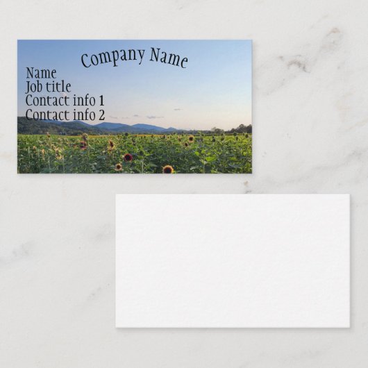 Standard, 3,5 Zoll x 2,0" Visitenkarte (Vorne/Hinten)