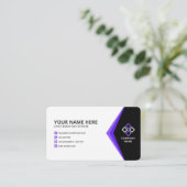 Standard, 3,5 Zoll x 2,0" Visitenkarte (Stehend Vorderseite)