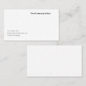 Standard, 3,5 Zoll x 2,0" Visitenkarte (Vorne/Hinten)