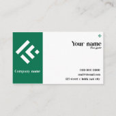 Standard, 3,5 Zoll x 2,0" Visitenkarte (Rückseite)