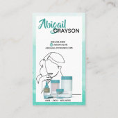 Standard, 3,5 Zoll x 2,0" Visitenkarte (Rückseite)