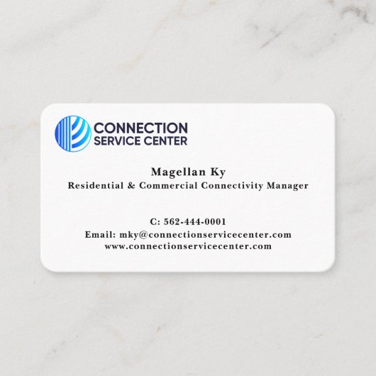 Standard, 3,5 Zoll x 2,0" Visitenkarte Telefonnummerkarte (Vorderseite)