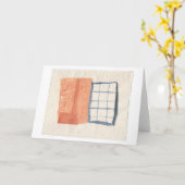 Standard, 5" x 7" falte leere Karte (Gelbe Blume)
