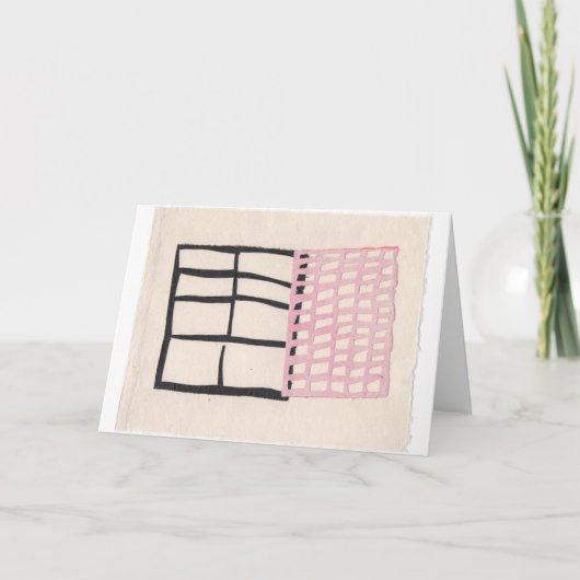 Standard, 5" x 7" falte leere Karte (Vorderseite)