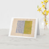 Standard, 5" x 7" falte leere Karte (Gelbe Blume)
