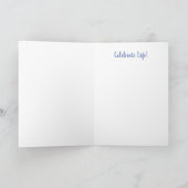 Standard, 5" x 7" Faltenkarte Karte (Innenseite)