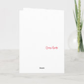 Standard, 5" x 7" Folded Greeting Card Karte (Rückseite)