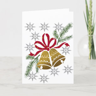 Standard, 5" x 7" gefaltete Weihnachtskarte Feiertagskarte